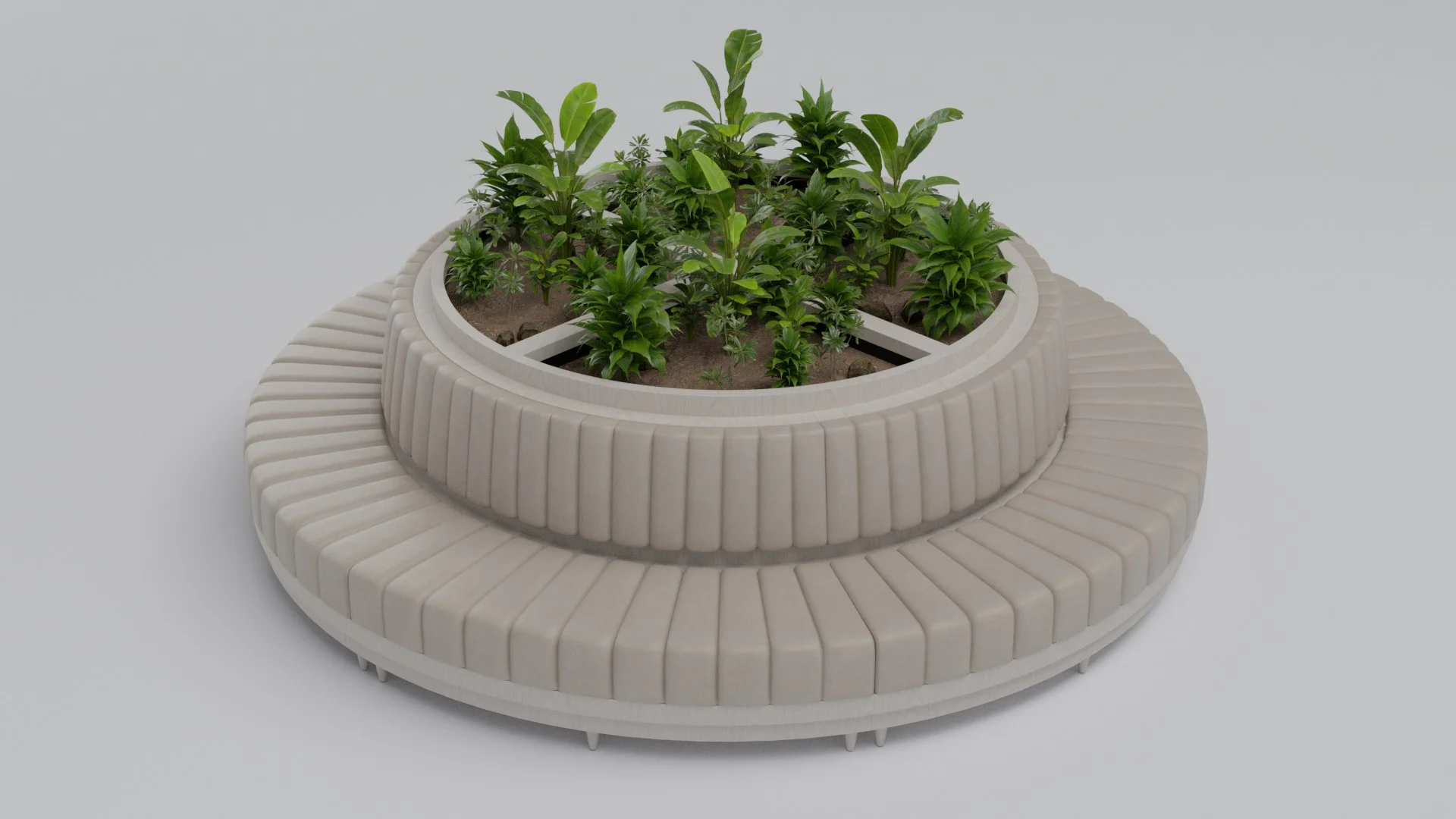 Commercial modular seating from the BA10 102 collection by Cria Furniture